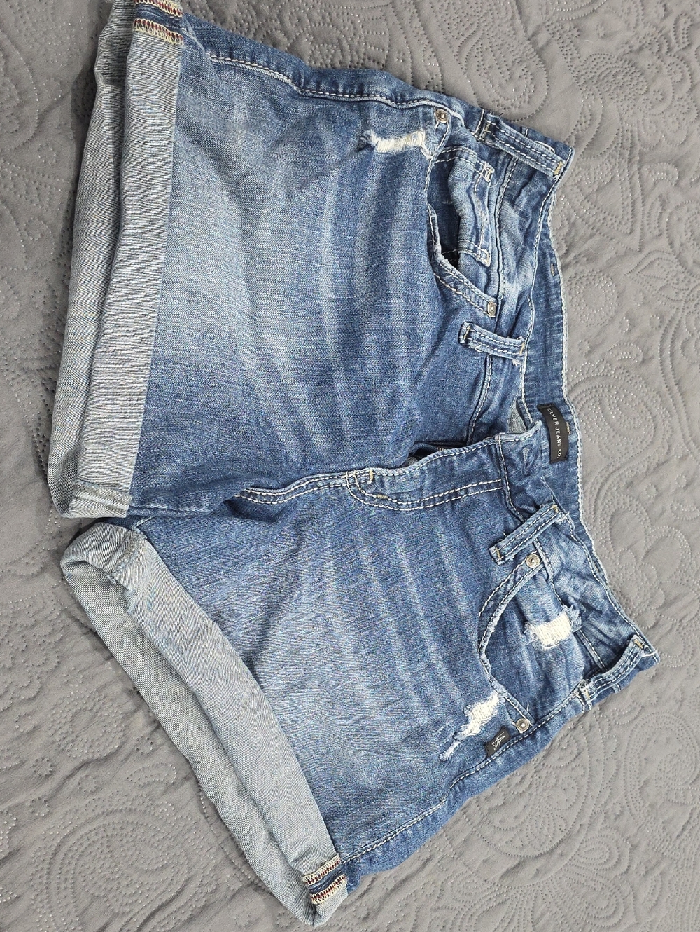 Silver Jeans Blue Denim Jean Shorts